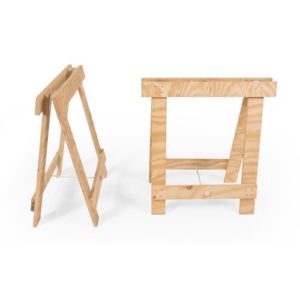 Plywood timber trestle legs