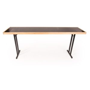 Narrow folding table