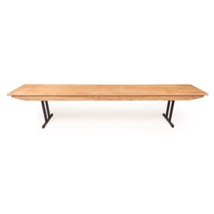 Wooden folding bench