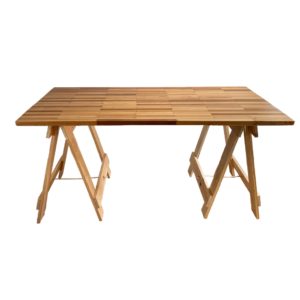 Reclaimed Timber Trestle Table
